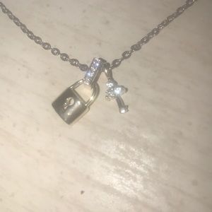 Key and lock necklace